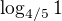 kopírovat do textarea $\log_{4/5} 1$