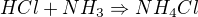 kopírovat do textarea $HCl+NH_{3}\Rightarrow NH_{4}Cl$
