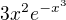 $3x^2e^{- x^3}$