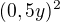 $(0,5y)^2$