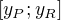 $[y_P;y_R]$