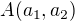 $A(a_1,a_2)$