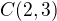 $C(2,3)$