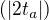 $(|2t_a|)$