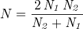 kopírovat do textarea $N={{2\,{\it N_1}\,{\it N_2}}\over{{\it N_2}+{\it N_1}}}$