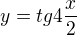 $y=tg 4\frac{x}{2}$