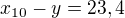 kopírovat do textarea $x_{10} - y = 23,4$