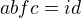kopírovat do textarea $abfc =id$