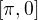 $[\pi,0]$