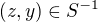 $(z,y)\in S^{-1}$