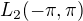 $L_2(-\pi ,\pi )$
