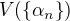 $V(\{\alpha_n\})$