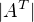 $|A^{T}|$