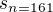 $s_{n=161} $