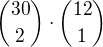 ${30\choose2}\cdot{12\choose1}$