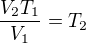 kopírovat do textarea $\frac{V_{2}T_{1}}{V_{1}} = T_{2}$