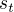 $s_{t}$