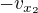 $-v_{x_2}$