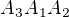 $A_{3}A_{1}A_{2}$