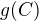 $g(C)$