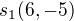 $s_1(6,-5)$