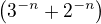 $\({3^{-n}}+2^{-n}\)$