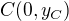 $C(0,y_C)$
