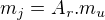 kopírovat do textarea $m_{j}=A_{r}.m_{u}$