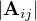 $|{\bf A}_{ij}|$