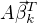 $A\vec\beta_k^T$