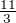 $\tfrac{11}3$