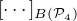 $[\cdots]_{B(\mathcal{P}_4)}$