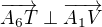 $\overrightarrow{A_6T}\perp \overrightarrow{A_1V}$