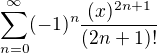 kopírovat do textarea $\sum_{n=0}^{\infty }(-1)^{n}\frac{(x)^{2n+1}}{(2n+1)!}$