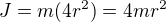 kopírovat do textarea $J=m(4r^2)=4mr^2$
