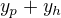 $y_{p}+y_{h}$