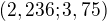 $(2,236;3,75)$