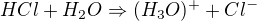 kopírovat do textarea $HCl + H_{2}O\Rightarrow (H_{3}O)^{+} + Cl^{-}$
