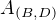 $A_{(B, D)}$
