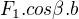 $F_{1}.cos\beta .b$