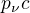 $p_\nu c$