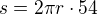 kopírovat do textarea $s = 2\pi r\cdot 54$