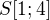 $S[1;4]$
