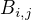$B_{i,j}$