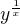 $y^{\frac{1}{x}}$