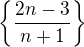 $\{\frac{2n-3}{n+1}\}$