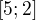 $[5;2]$