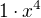 $1\cdot x^{4}$