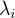 $\lambda_{i}$