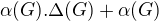 $\alpha(G).\Delta(G)+\alpha(G)$